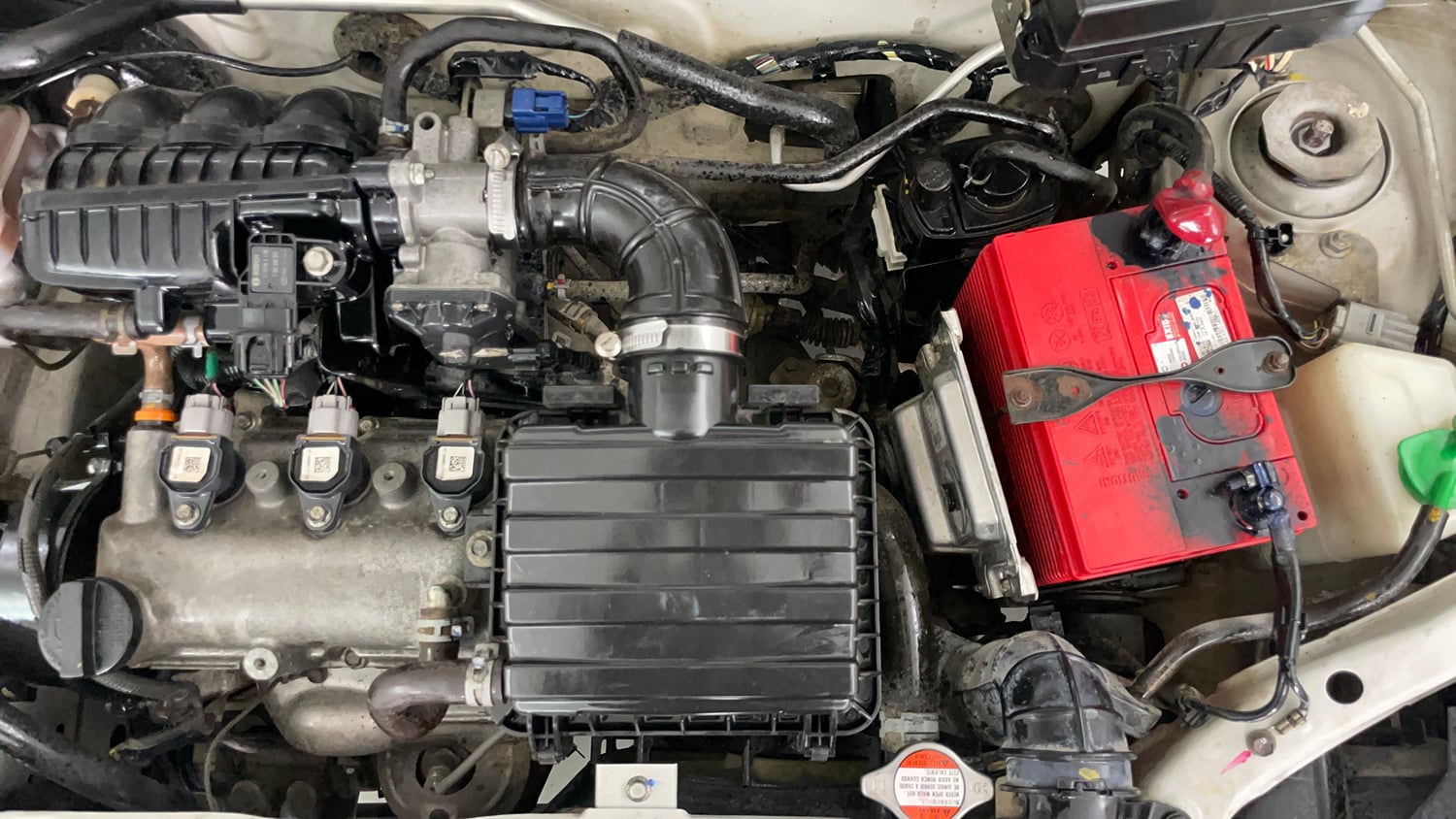 Used 2018 Maruti Suzuki Alto 800 LXi Petrol Manual engine ENGINE LEFT SIDE VIEW