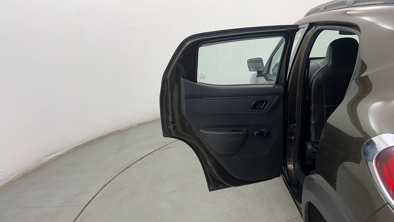 Used 2016 Renault Kwid RXT Petrol Manual interior LEFT REAR DOOR OPEN VIEW