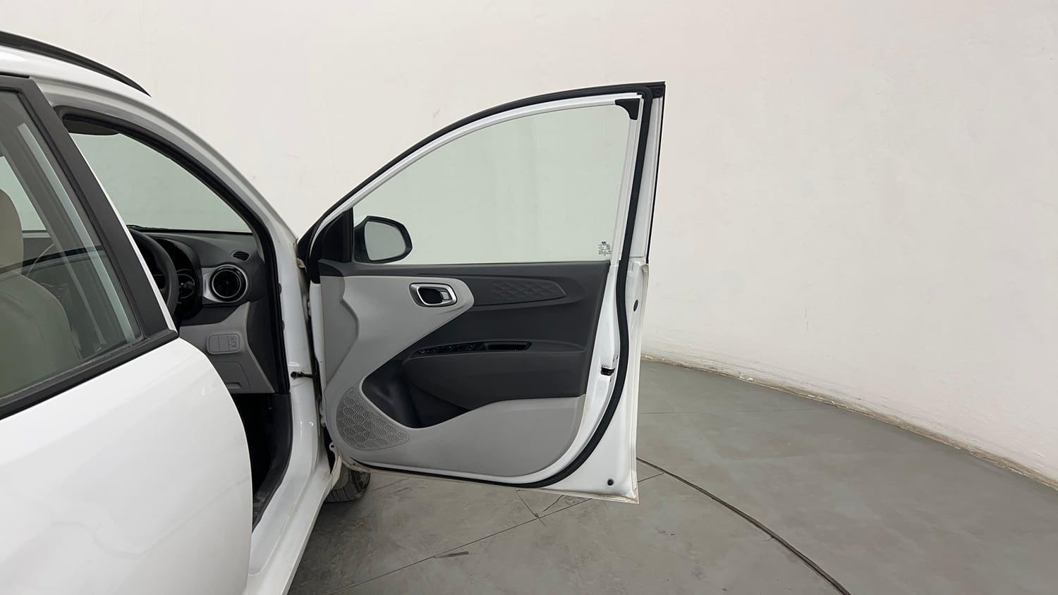 Used 2020 Hyundai Grand i10 Nios Sportz AMT 1.2 Kappa VTVT Petrol Automatic interior RIGHT FRONT DOOR OPEN VIEW