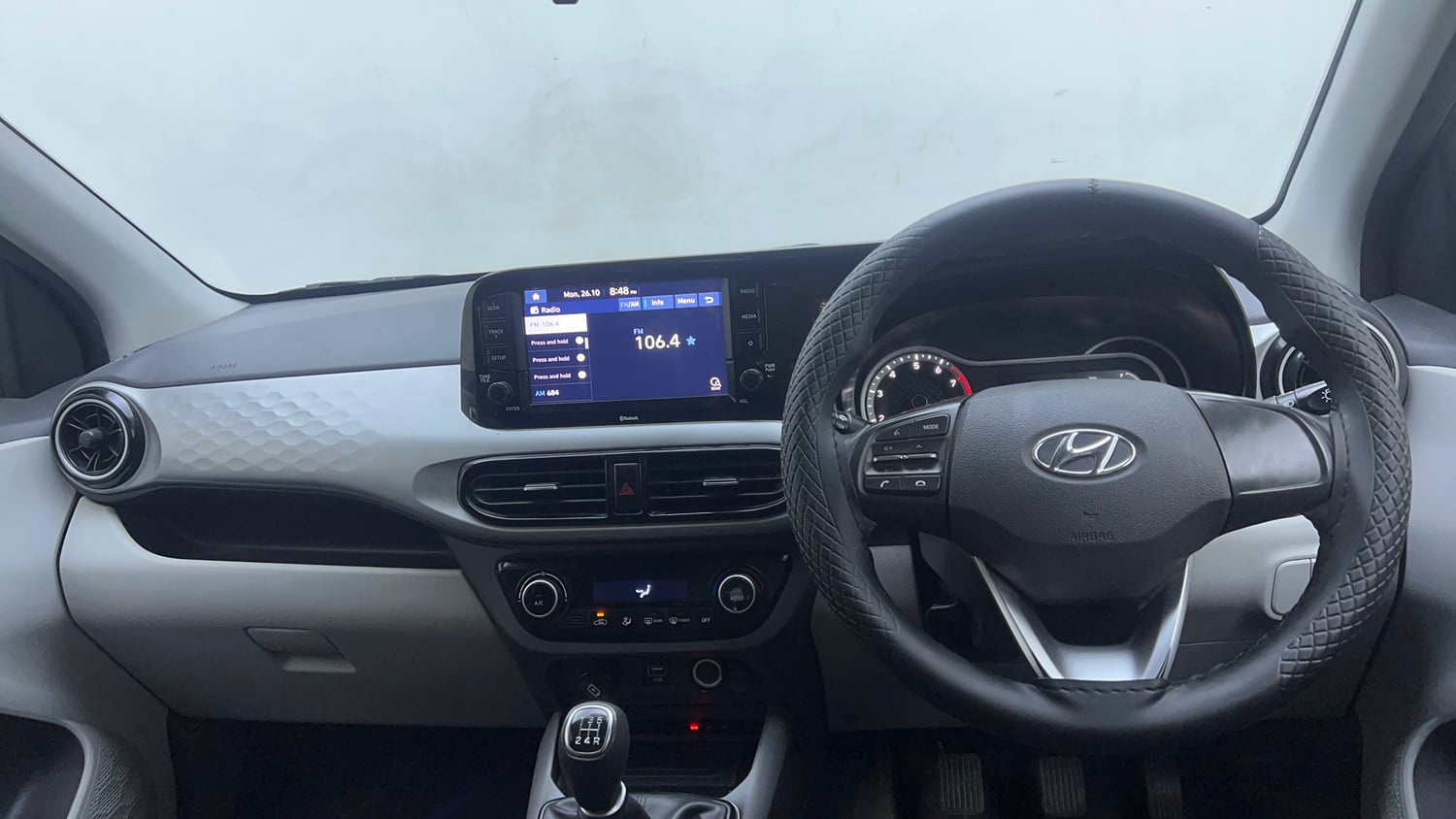 Used 2022 Hyundai Grand i10 Nios Asta 1.2 Kappa VTVT Petrol Manual interior DASHBOARD VIEW