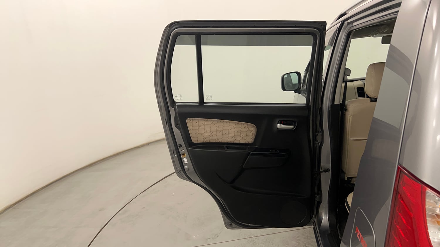 Used 2018 Maruti Suzuki Wagon R VXI Petrol Manual interior LEFT REAR DOOR OPEN VIEW