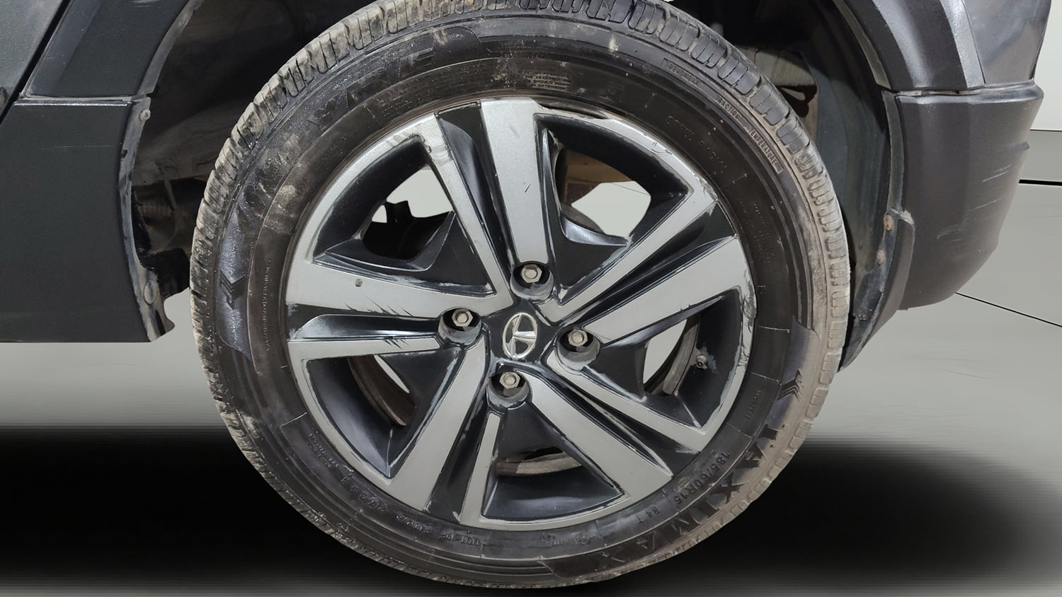 Used 2022 Tata Tiago NRG XZ MT Petrol Manual tyres LEFT REAR TYRE RIM VIEW