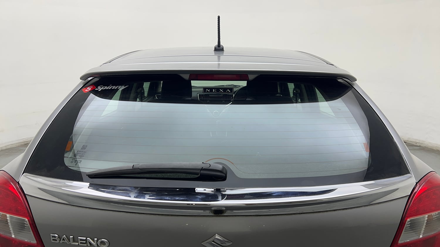 Used 2016 Maruti Suzuki Baleno Zeta 1.2 AT Petrol Automatic exterior BACK WINDSHIELD VIEW