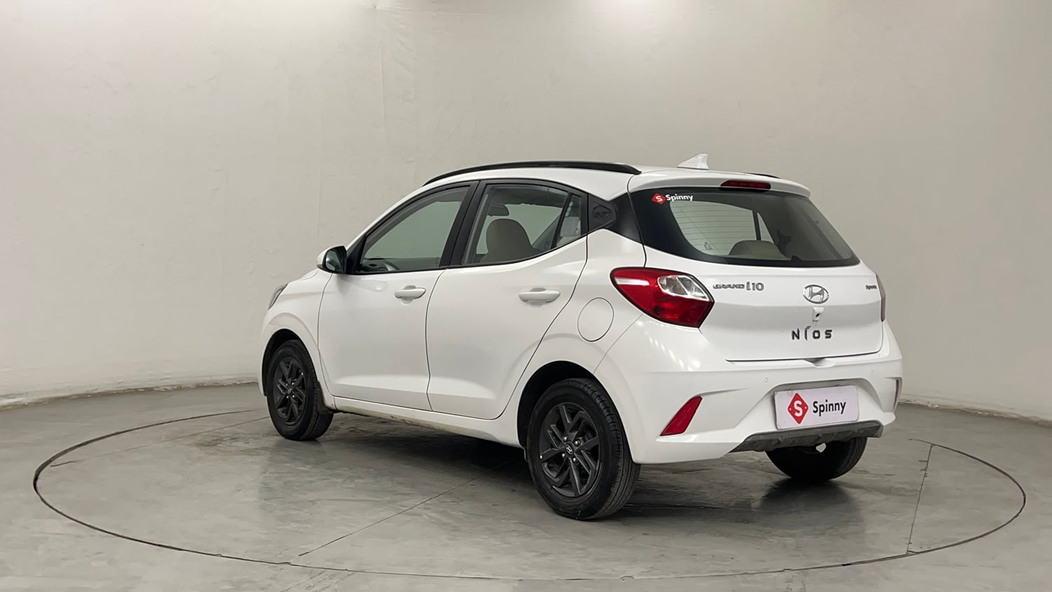 Used 2020 Hyundai Grand i10 Nios Sportz AMT 1.2 Kappa VTVT Petrol Automatic exterior LEFT REAR CORNER VIEW