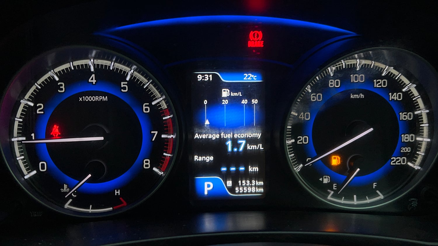 Used 2016 Maruti Suzuki Baleno Zeta 1.2 AT Petrol Automatic interior CLUSTERMETER VIEW