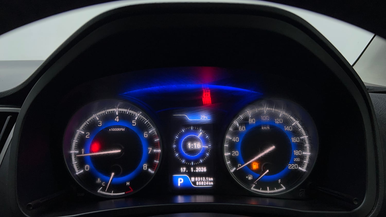 Used 2019 Maruti Suzuki Baleno Alpha Automatic Petrol Automatic interior CLUSTERMETER VIEW