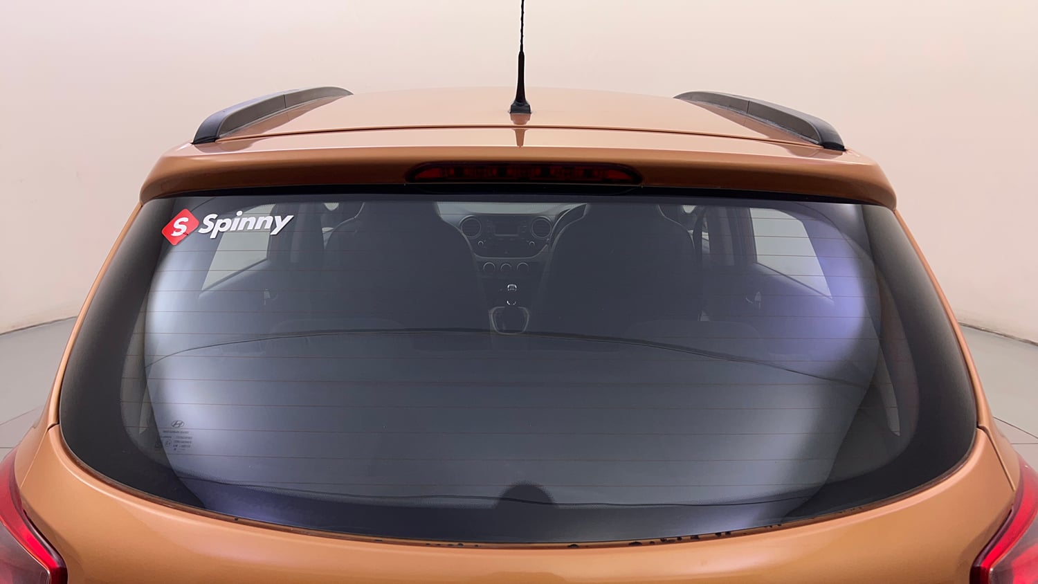 Used 2016 Hyundai Grand i10 Sportz 1.2 Kappa VTVT Petrol Manual exterior BACK WINDSHIELD VIEW