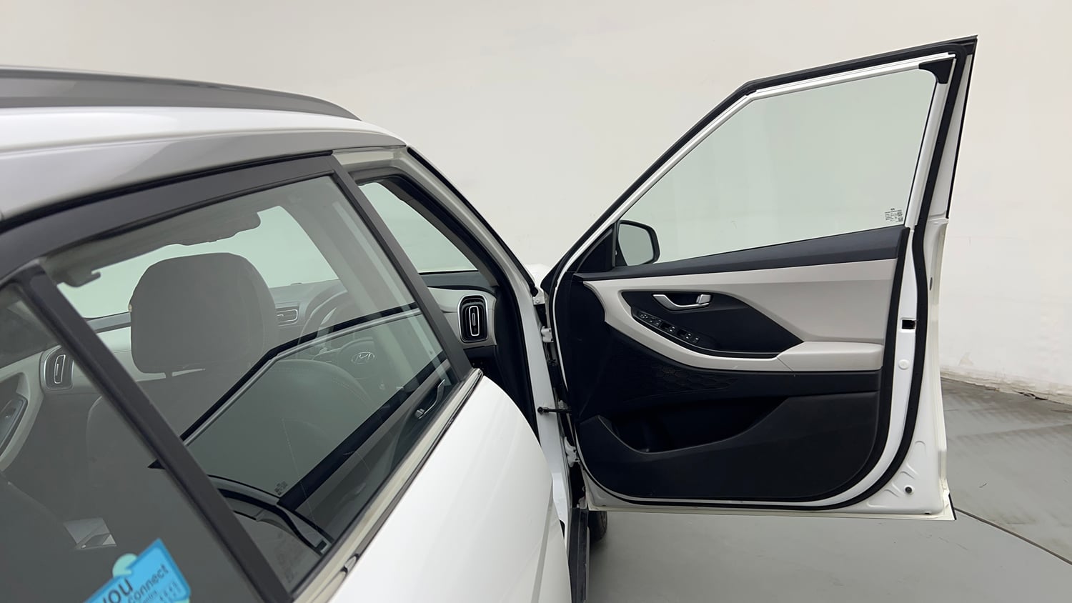 Used 2023 Hyundai Creta SX 1.5 Petrol IVT Petrol Automatic interior RIGHT FRONT DOOR OPEN VIEW