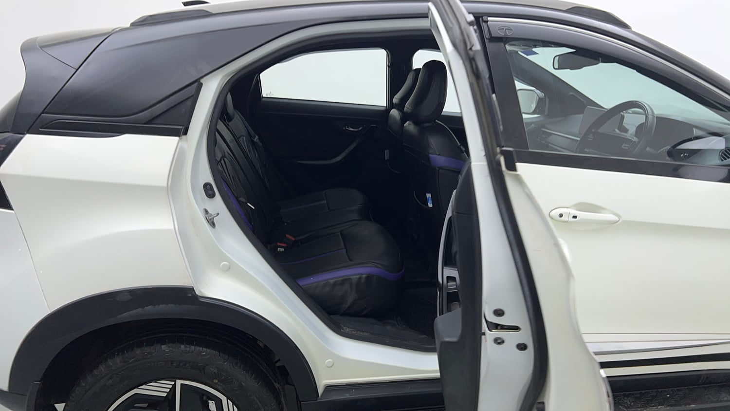Used 2024 Tata Nexon Fearless 1.2 Revotron Petrol 6MT DT Petrol Manual interior RIGHT SIDE REAR DOOR CABIN VIEW
