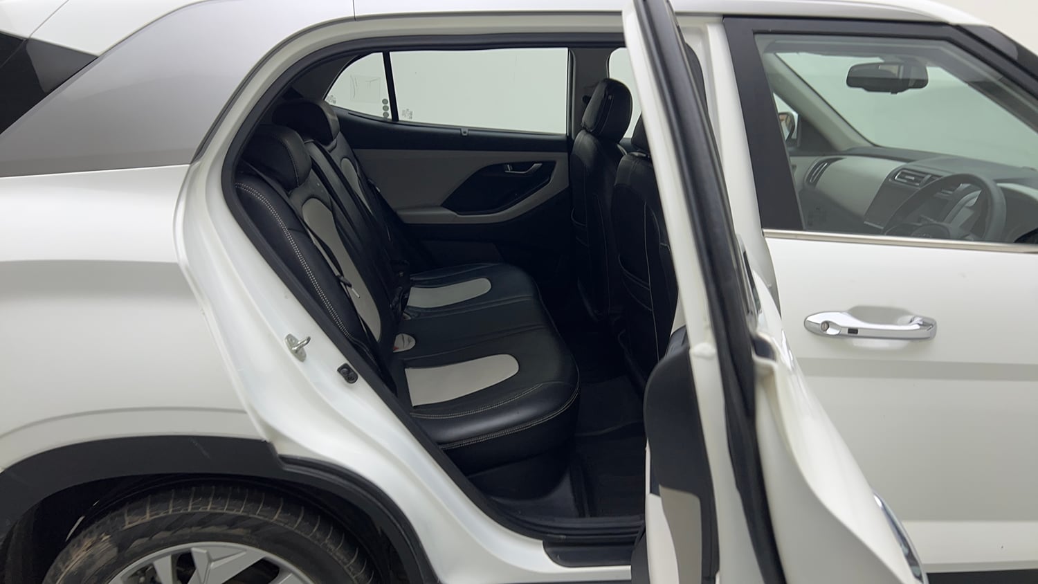 Used 2023 Hyundai Creta SX 1.5 Petrol IVT Petrol Automatic interior RIGHT SIDE REAR DOOR CABIN VIEW