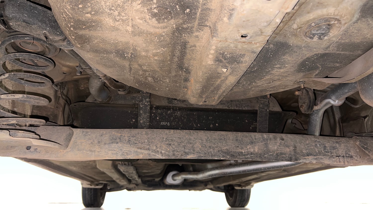 Used 2016 Hyundai Grand i10 Sportz 1.2 Kappa VTVT Petrol Manual extra REAR UNDERBODY VIEW (TAKEN FROM REAR)