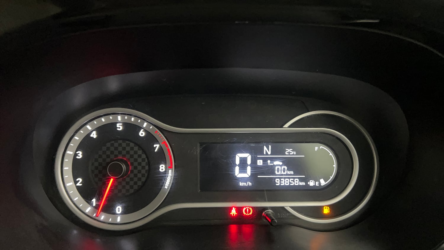 Used 2020 Hyundai Grand i10 Nios Sportz AMT 1.2 Kappa VTVT Petrol Automatic interior CLUSTERMETER VIEW