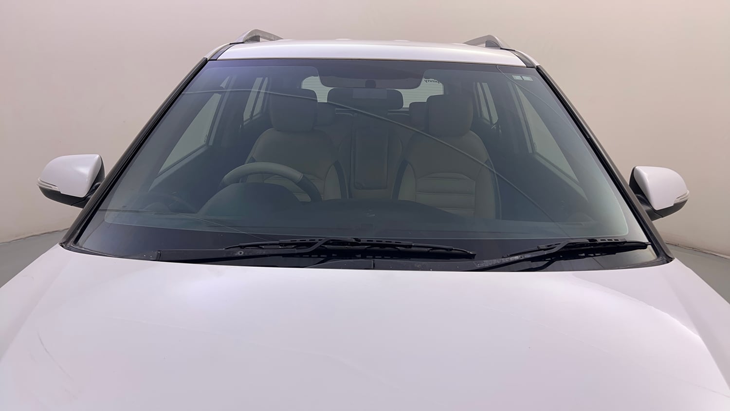 Used 2017 Hyundai Creta SX Plus 1.6 AT Petrol Petrol Automatic exterior FRONT WINDSHIELD VIEW