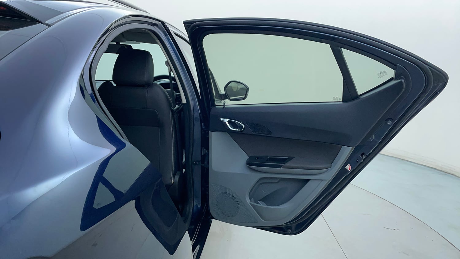 Used 2019 Tata Tigor Revotron XZA+ Petrol Automatic interior RIGHT REAR DOOR OPEN VIEW