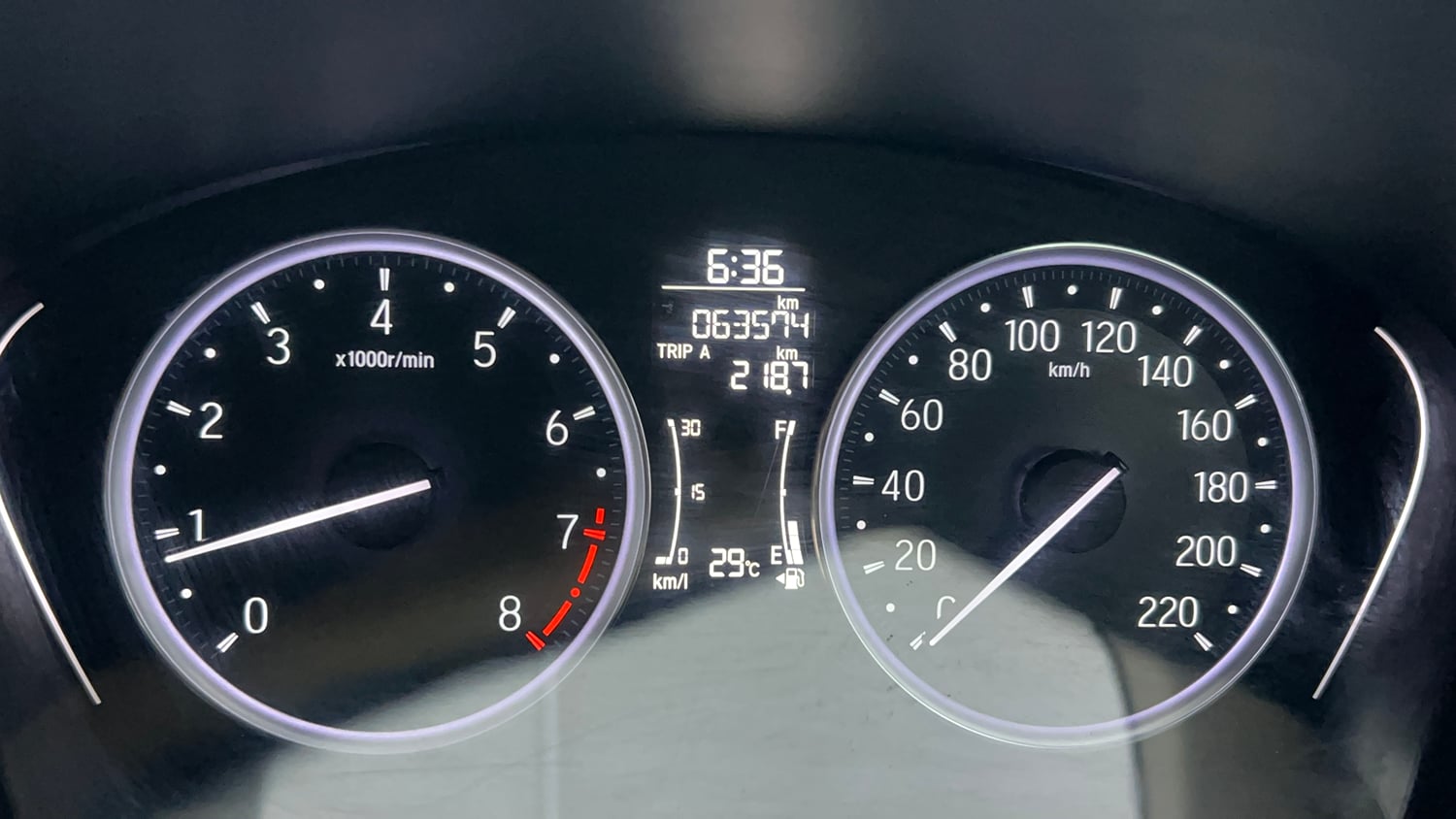 Used 2022 Honda City V Petrol Petrol Manual interior CLUSTERMETER VIEW