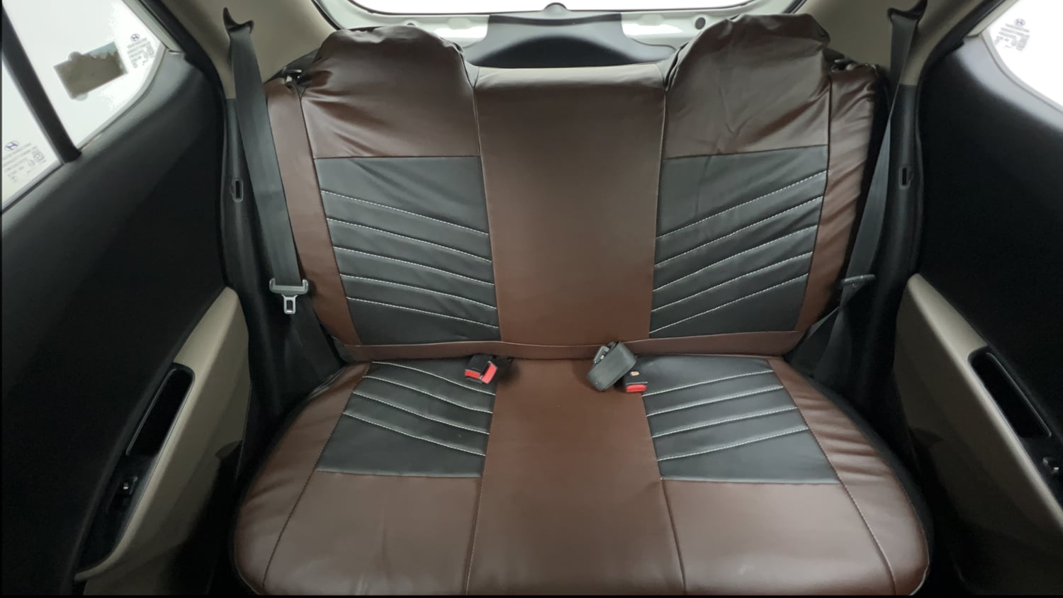 Used 2014 Hyundai Grand i10 Sportz AT 1.2 Kappa VTVT Petrol Automatic interior REAR SEAT CONDITION VIEW