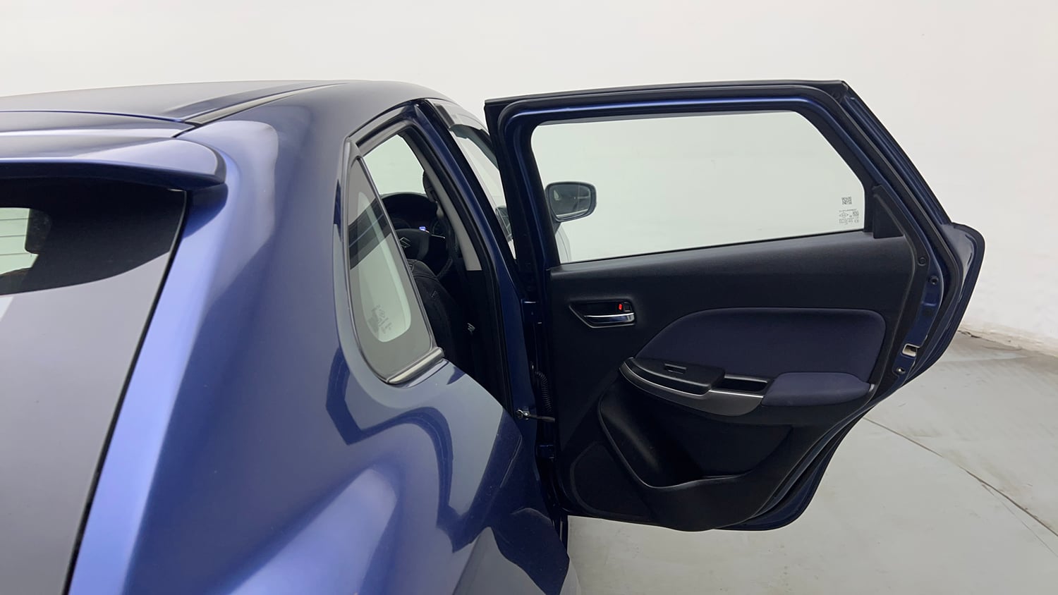 Used 2019 Maruti Suzuki Baleno Zeta Petrol Manual interior RIGHT REAR DOOR OPEN VIEW