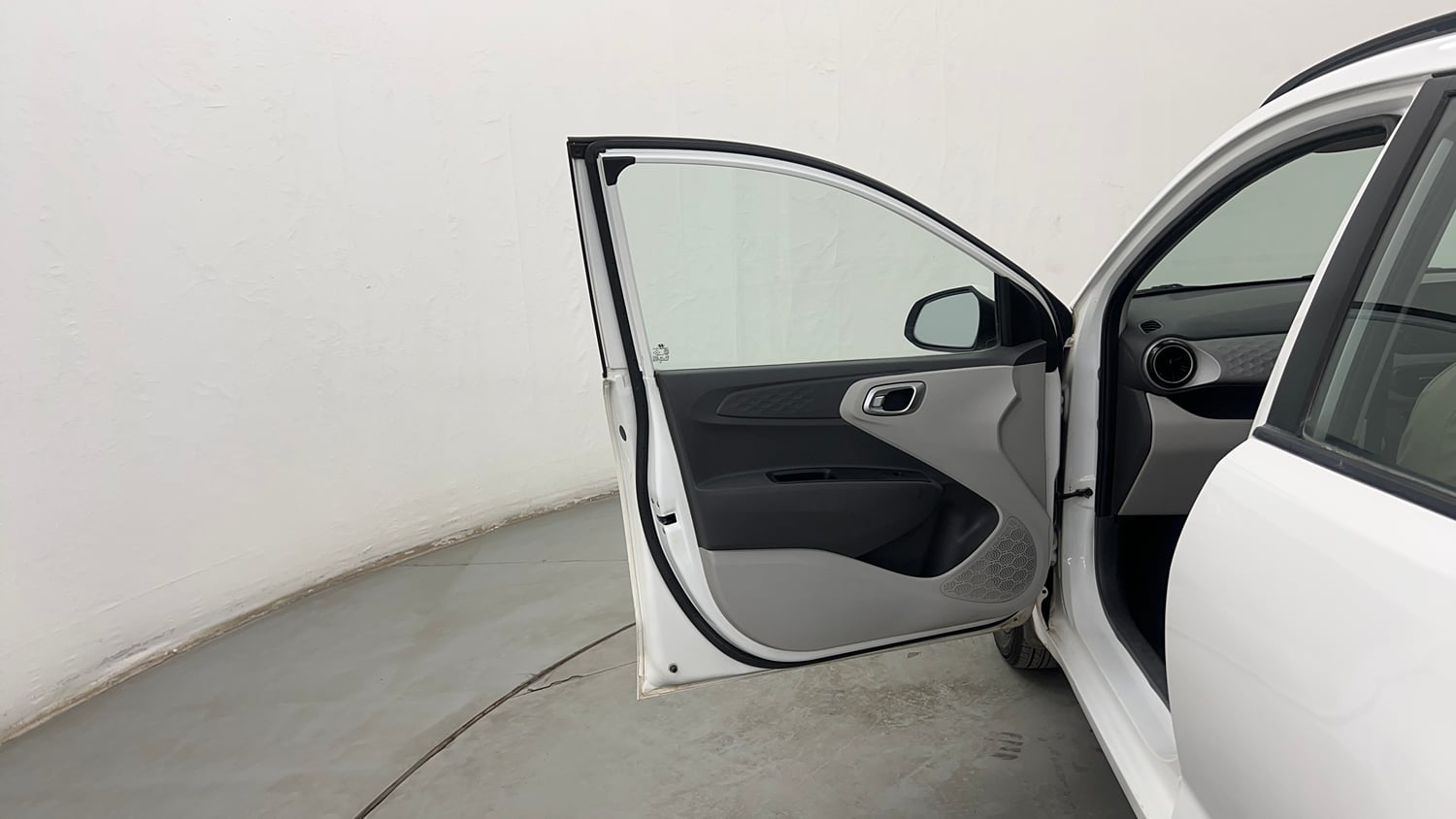 Used 2020 Hyundai Grand i10 Nios Sportz AMT 1.2 Kappa VTVT Petrol Automatic interior LEFT FRONT DOOR OPEN VIEW