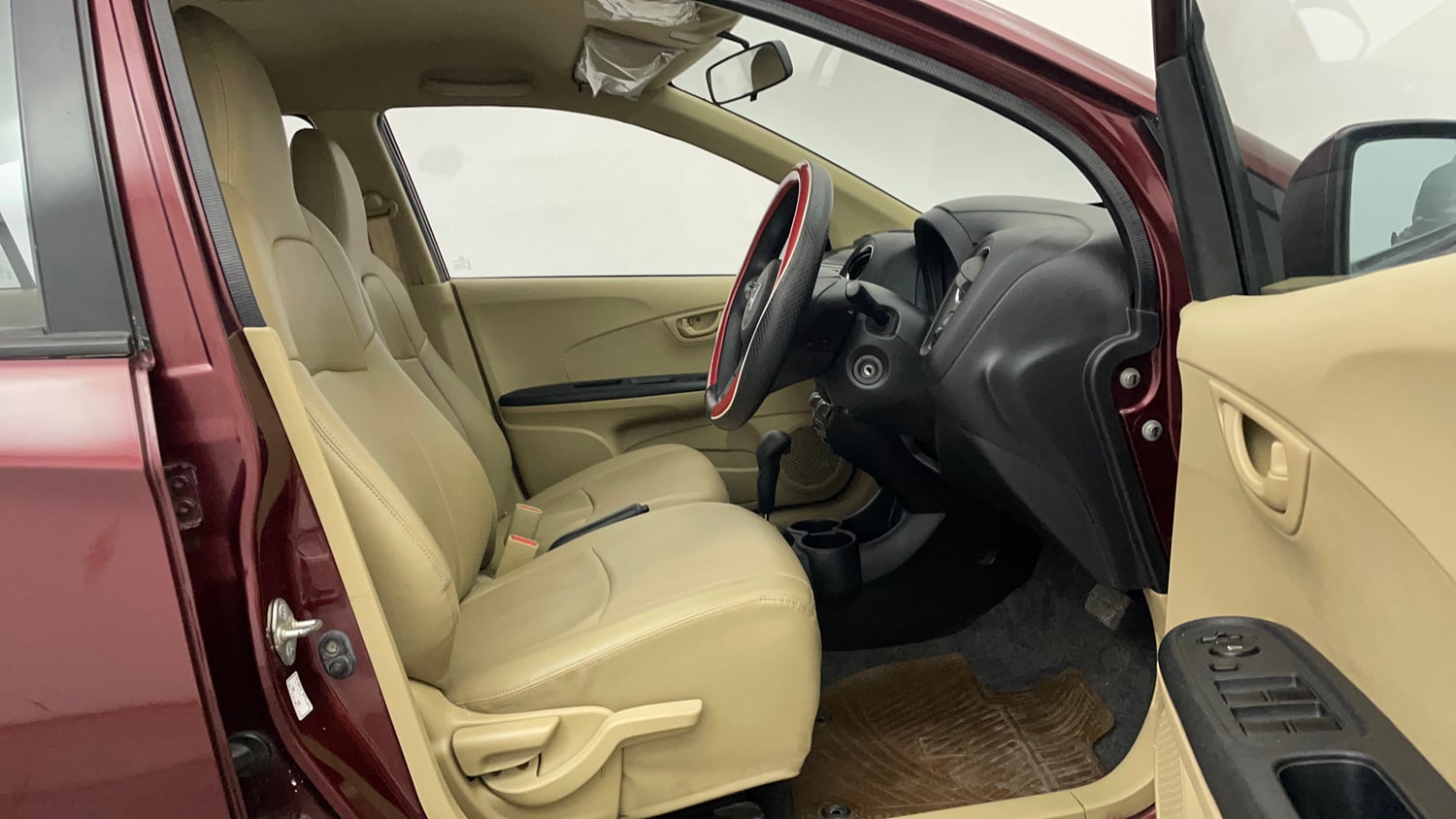 Used 2016 Honda Amaze 1.2 S AT i-VTEC Petrol Automatic interior RIGHT SIDE FRONT DOOR CABIN VIEW