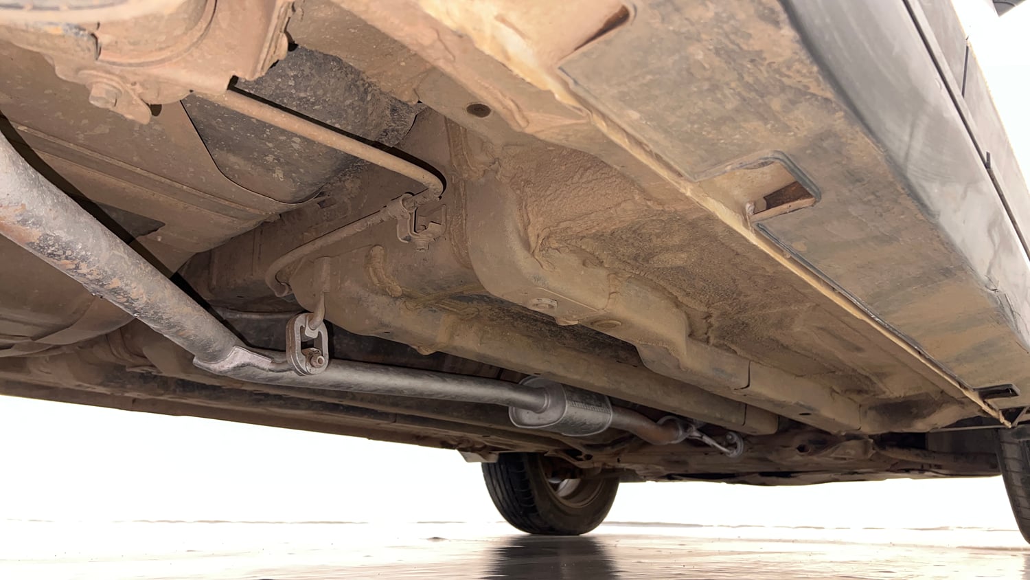 Used 2017 Hyundai Creta SX Plus 1.6 AT Petrol Petrol Automatic extra REAR RIGHT UNDERBODY VIEW