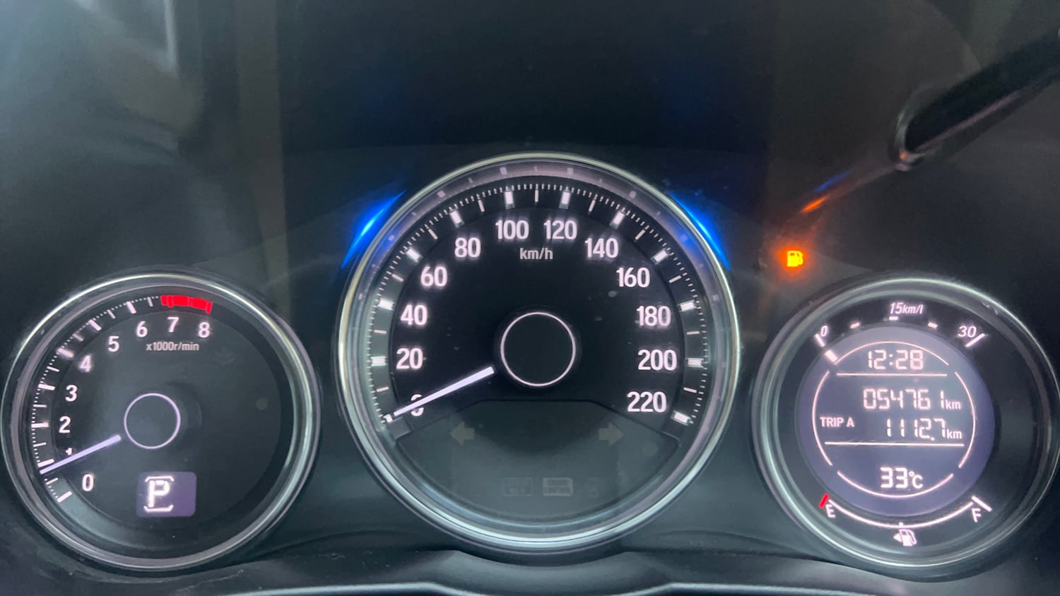 Used 2017 Honda City VX CVT Petrol Petrol Automatic interior CLUSTERMETER VIEW
