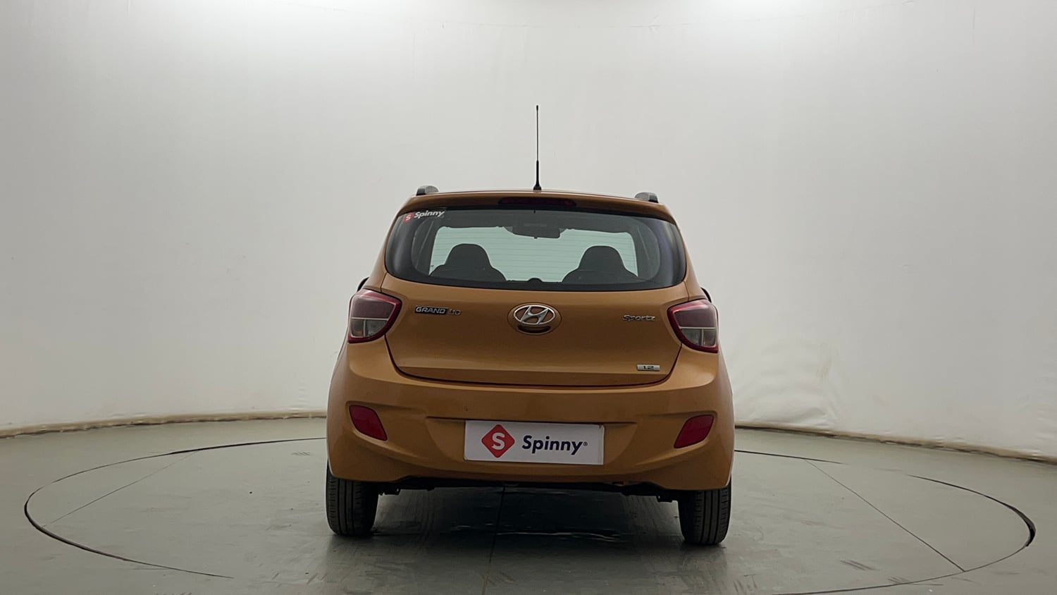 Used 2015 Hyundai Grand i10 Sportz 1.2 Kappa VTVT Petrol Manual exterior BACK VIEW