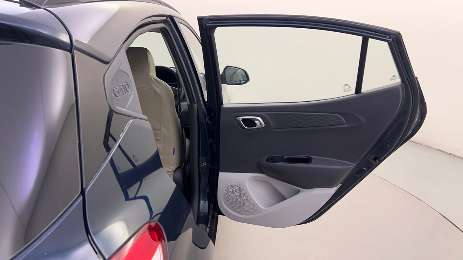 Used 2021 Hyundai Grand i10 Nios Asta AMT 1.2 Kappa VTVT Petrol Automatic interior RIGHT REAR DOOR OPEN VIEW