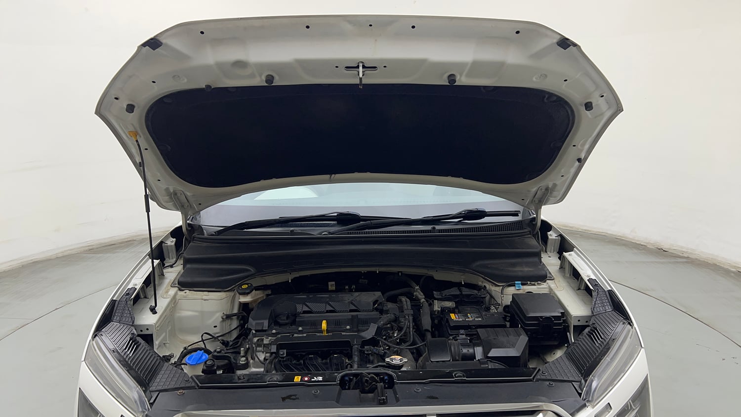 Used 2023 Hyundai Creta SX 1.5 Petrol IVT Petrol Automatic engine ENGINE & BONNET OPEN FRONT VIEW