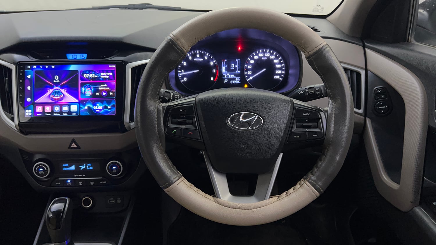 Used 2017 Hyundai Creta SX Plus 1.6 AT Petrol Petrol Automatic interior STEERING VIEW
