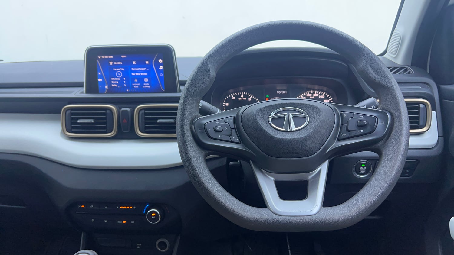 Used 2021 Tata Punch Accomplished Dazzle Pack MT Petrol Manual interior STEERING VIEW