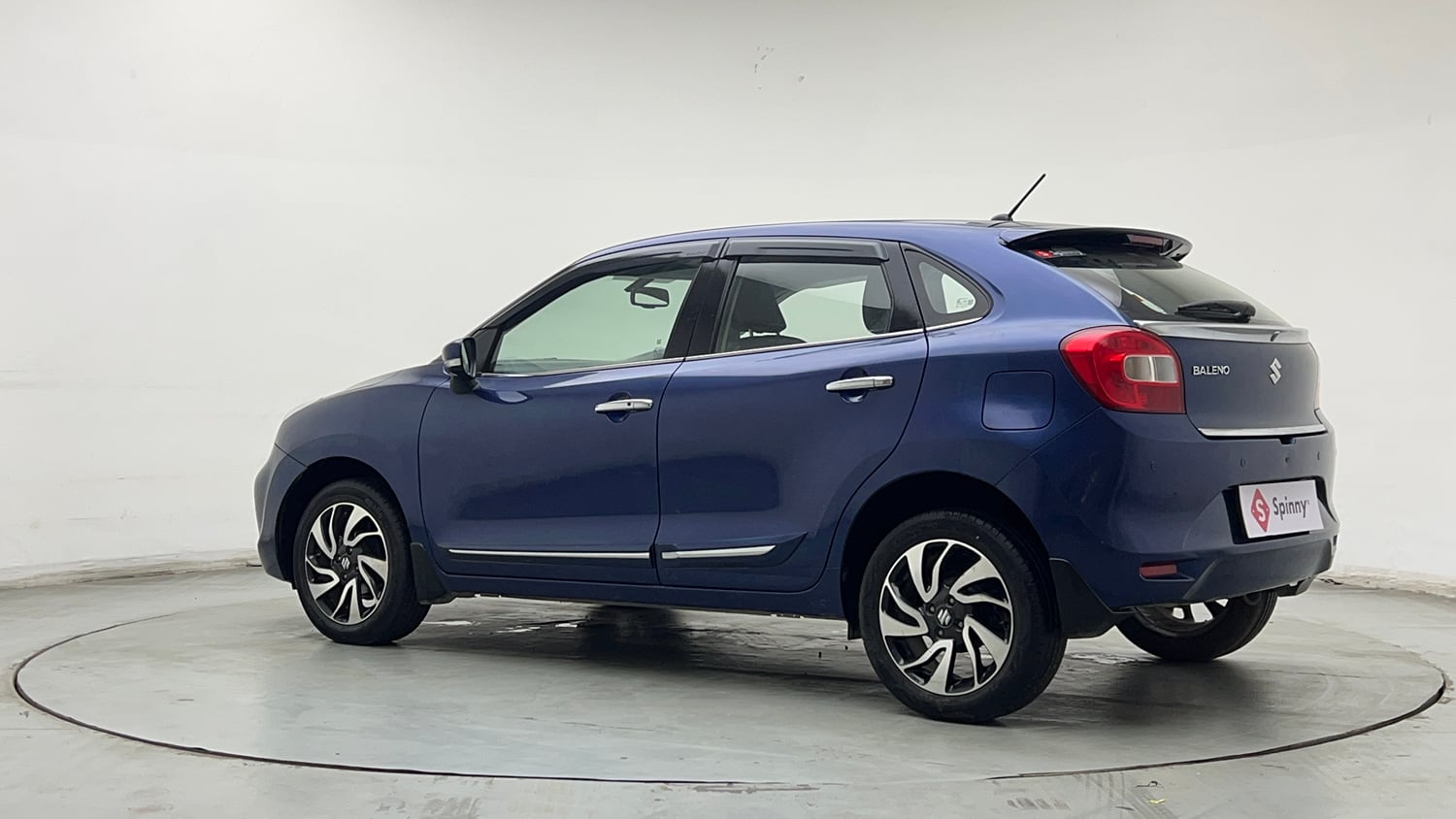 Used 2019 Maruti Suzuki Baleno Zeta Petrol Manual exterior LEFT REAR CORNER VIEW