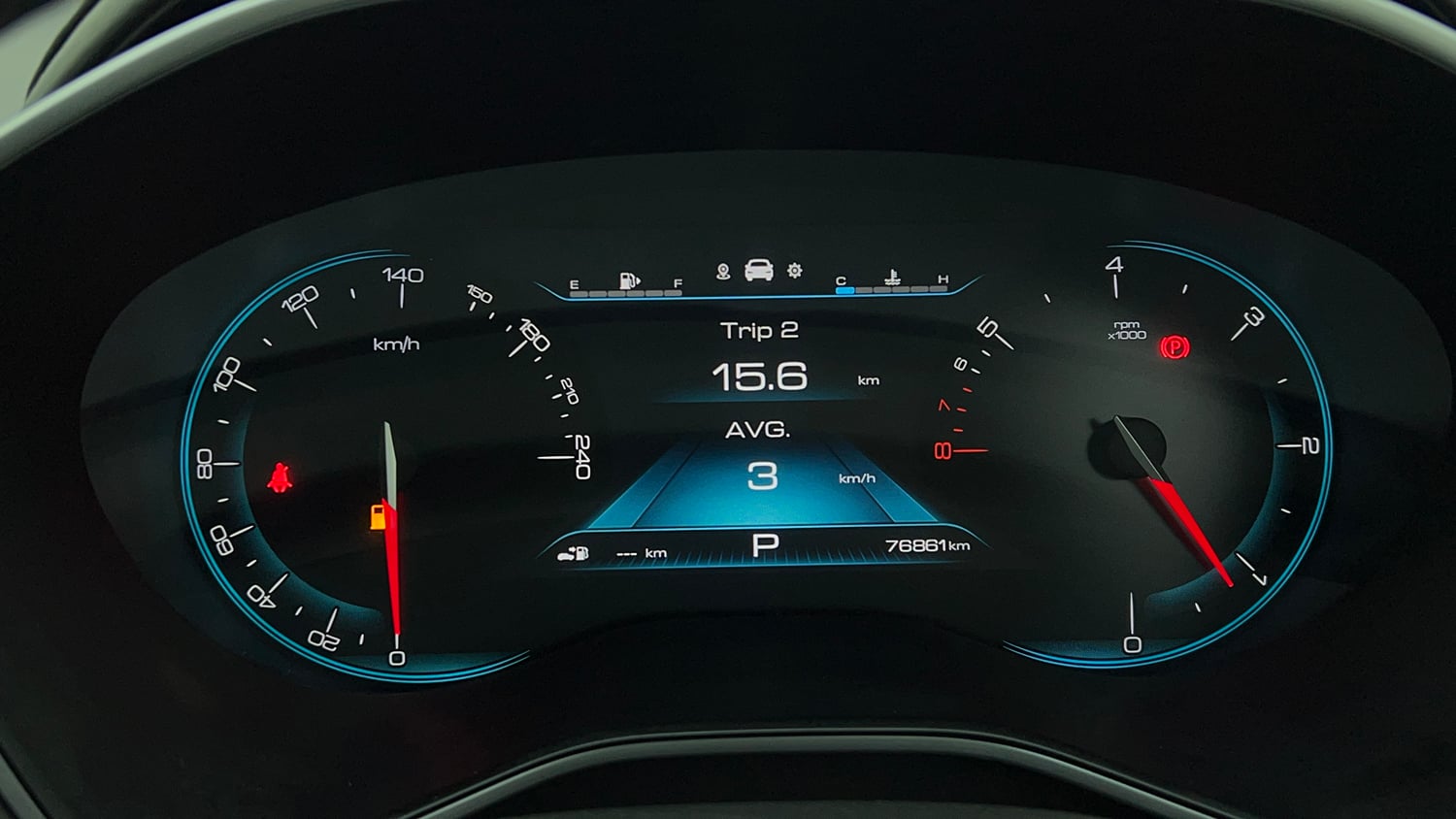 Used 2019 MG Motors Hector Sharp 1.5 DCT Petrol Petrol Automatic interior CLUSTERMETER VIEW