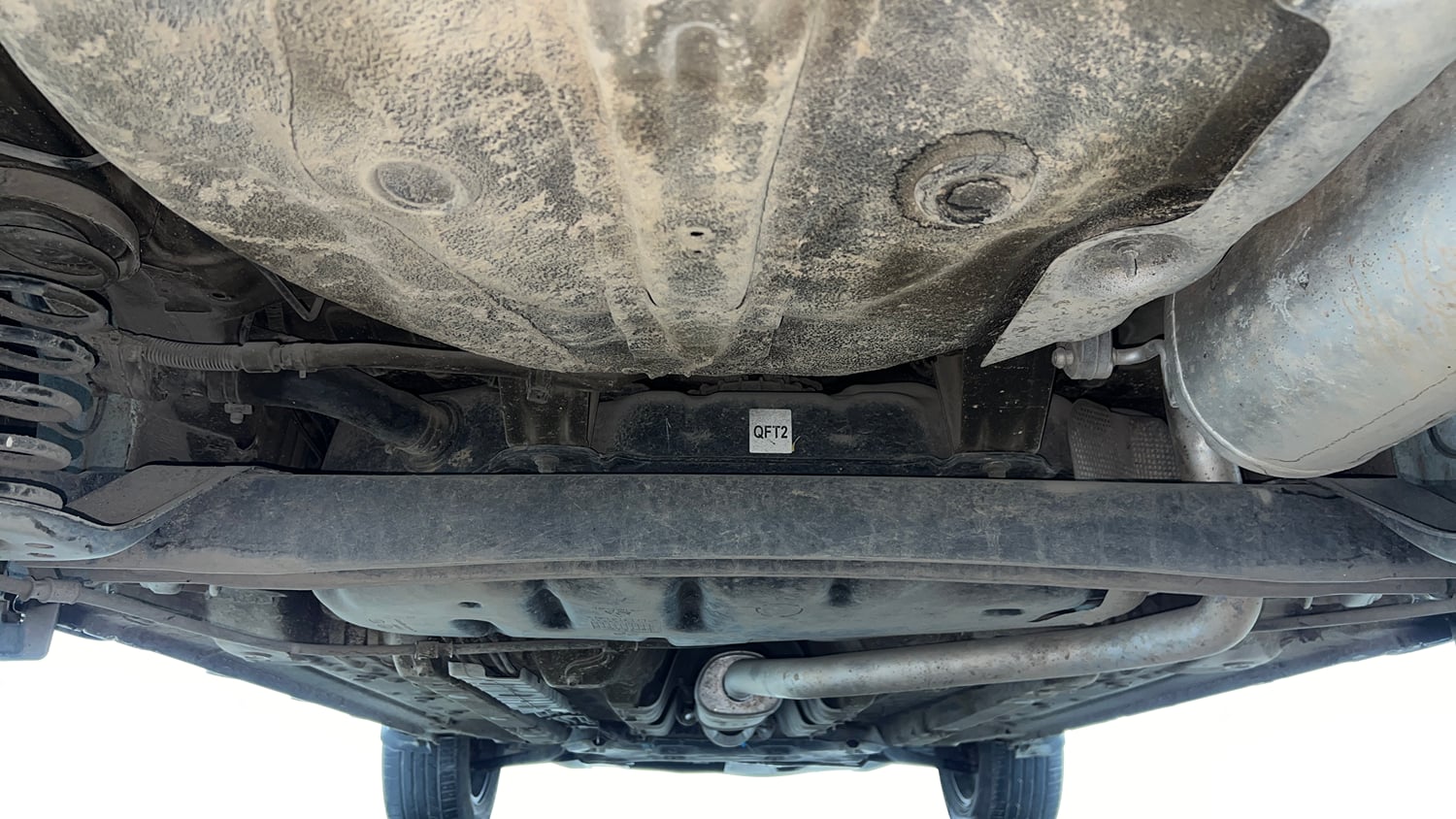 Used 2021 Hyundai Venue SX (O) 1.0 Turbo Petrol Manual extra REAR UNDERBODY VIEW (TAKEN FROM REAR)
