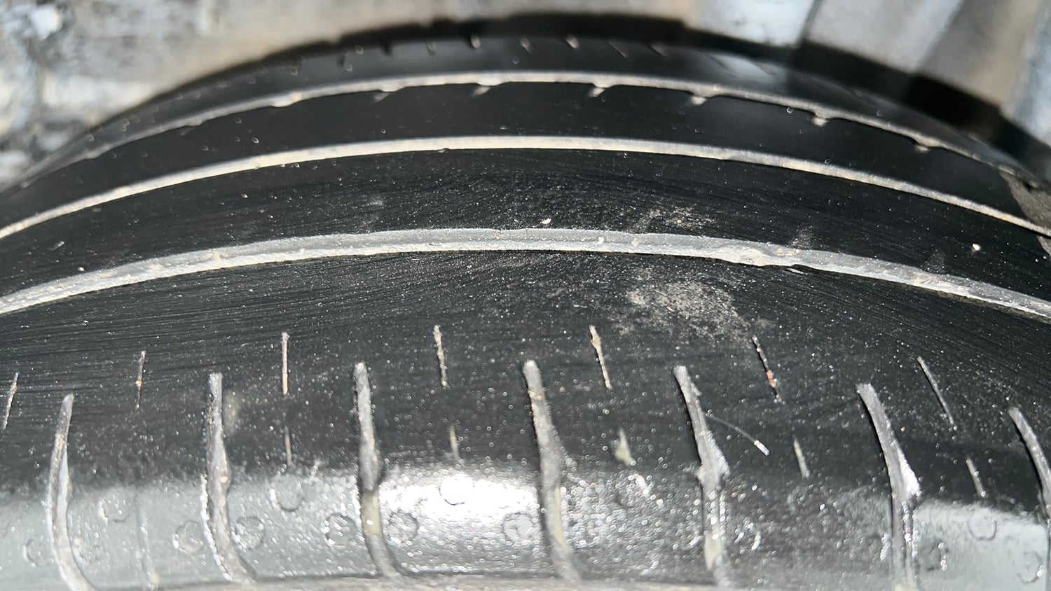 Used 2020 Tata Tiago XZ Plus Petrol Manual tyres LEFT REAR TYRE TREAD VIEW