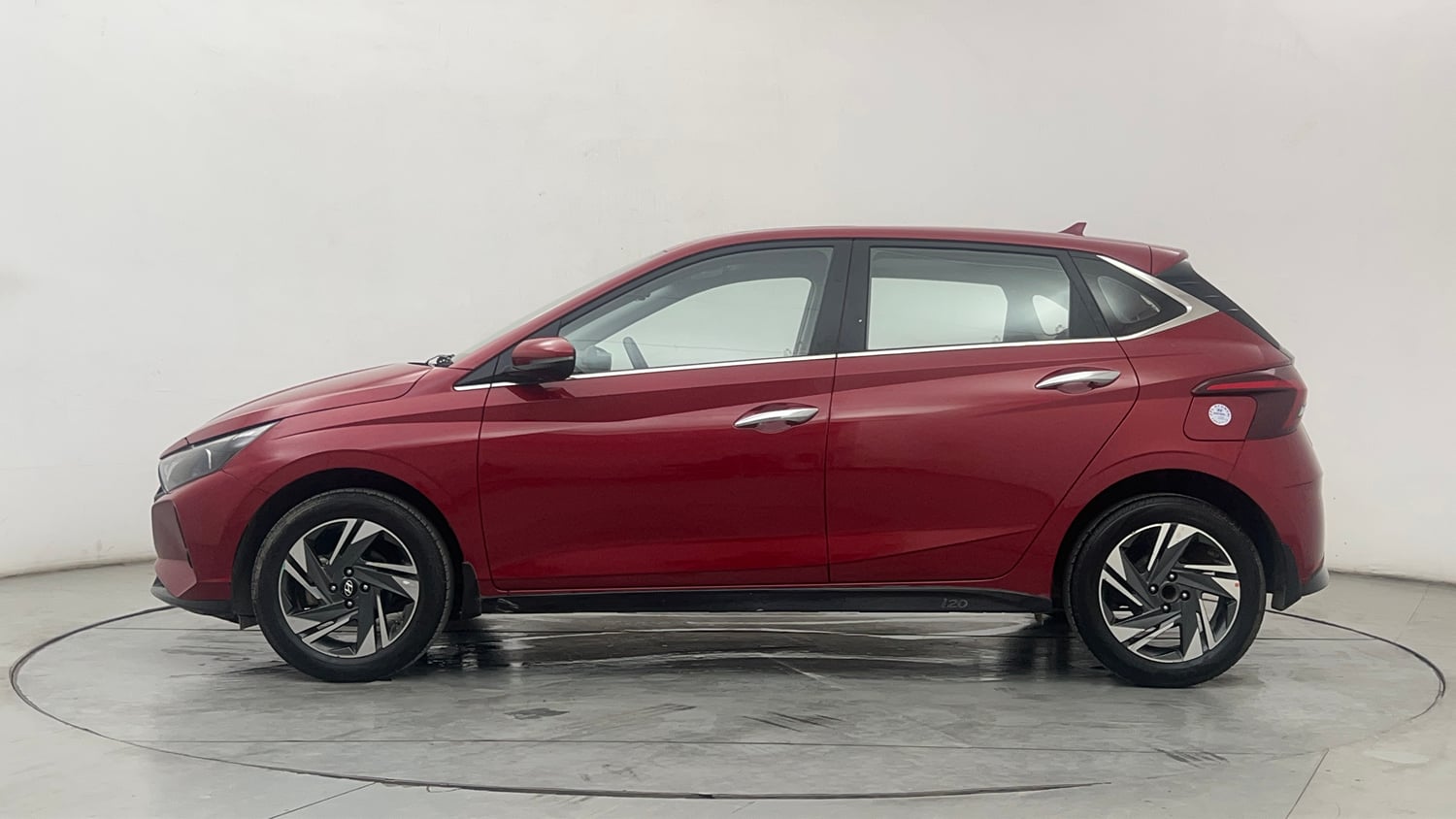 Used 2021 Hyundai New i20 Asta (O) 1.2 MT Petrol Manual exterior LEFT SIDE VIEW