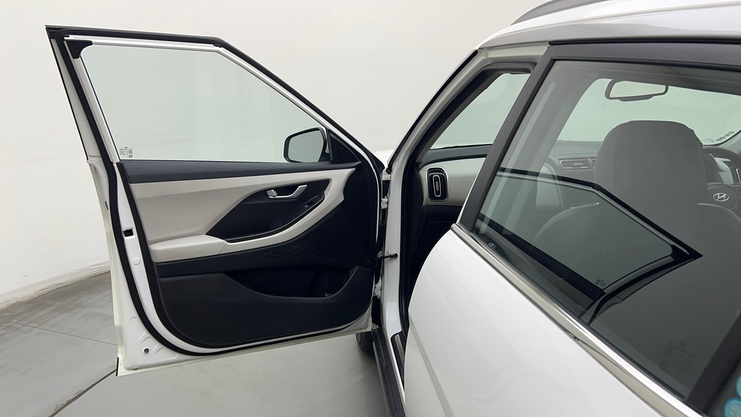 Used 2023 Hyundai Creta SX 1.5 Petrol IVT Petrol Automatic interior LEFT FRONT DOOR OPEN VIEW