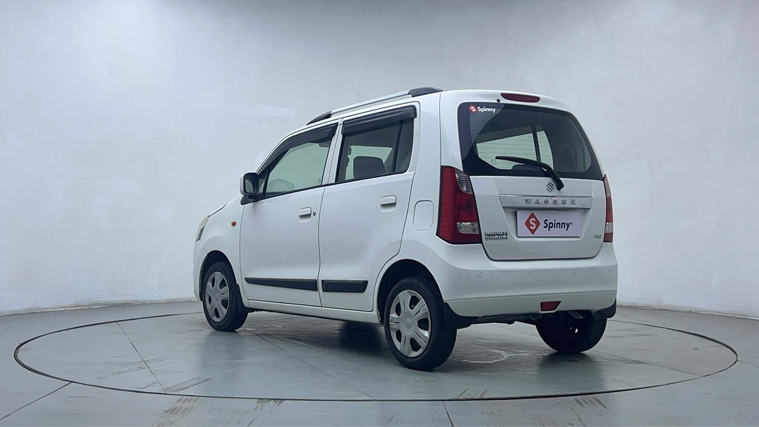 Used 2014 Maruti Suzuki Wagon R VXI Petrol Manual exterior LEFT REAR CORNER VIEW