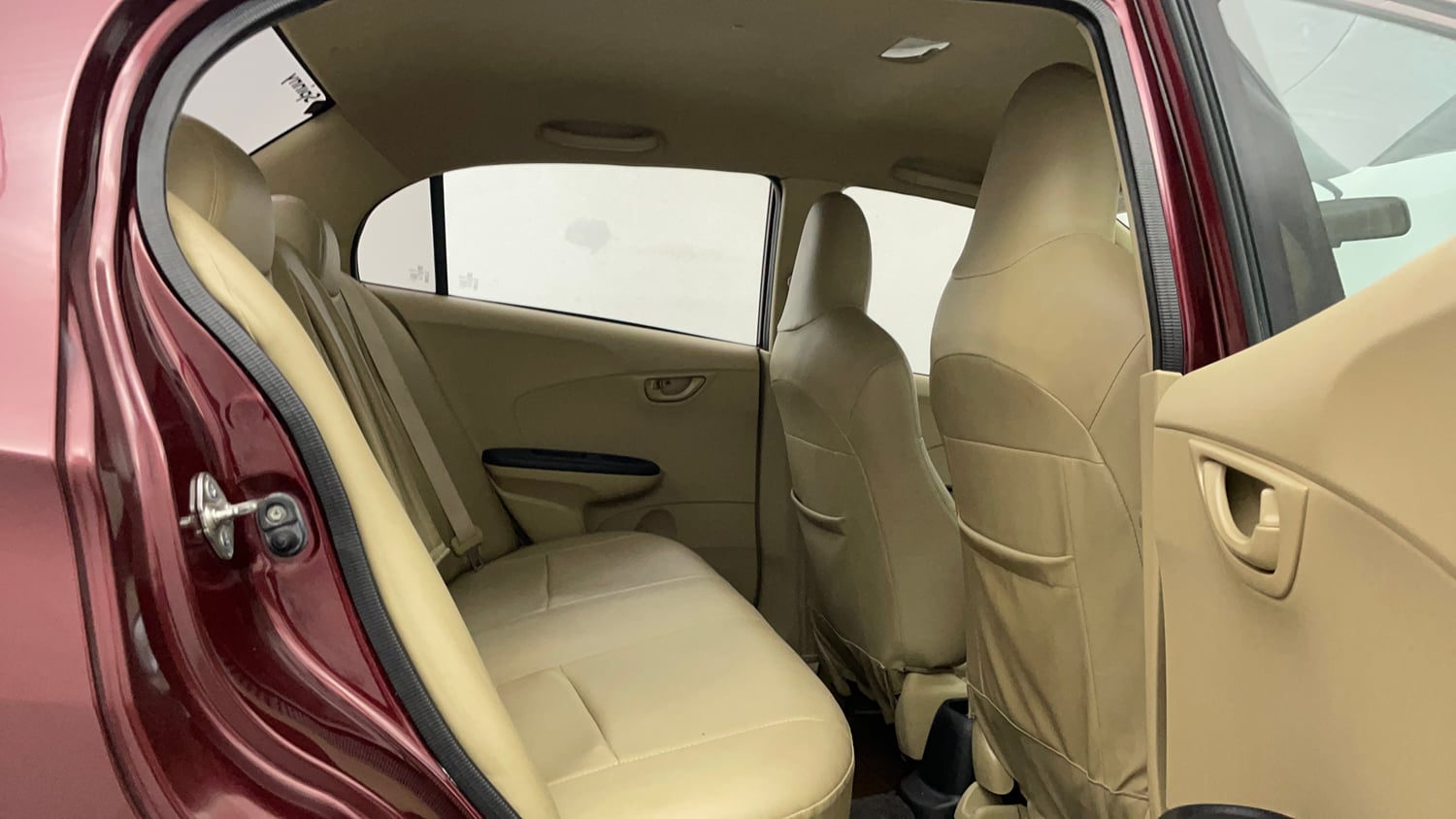 Used 2016 Honda Amaze 1.2 S AT i-VTEC Petrol Automatic interior RIGHT SIDE REAR DOOR CABIN VIEW