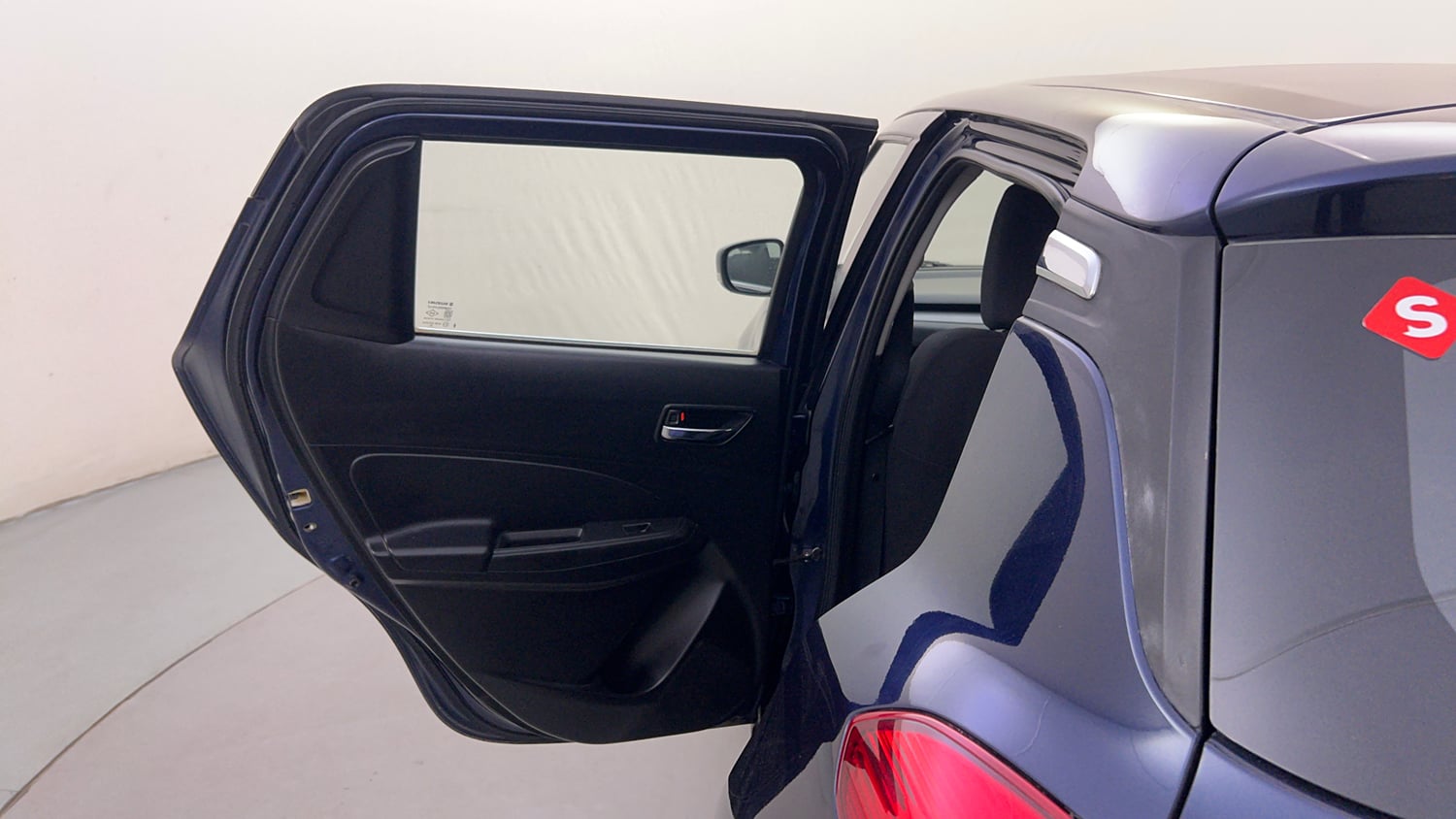 Used 2019 Maruti Suzuki Swift VXi AMT Petrol Automatic interior LEFT REAR DOOR OPEN VIEW