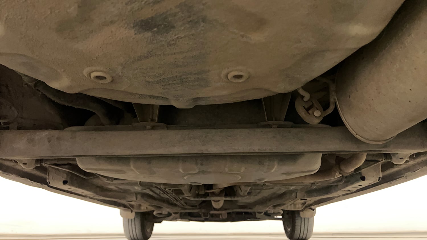 Used 2018 Tata Tigor Revotron XZ (O) Petrol Manual extra REAR UNDERBODY VIEW (TAKEN FROM REAR)