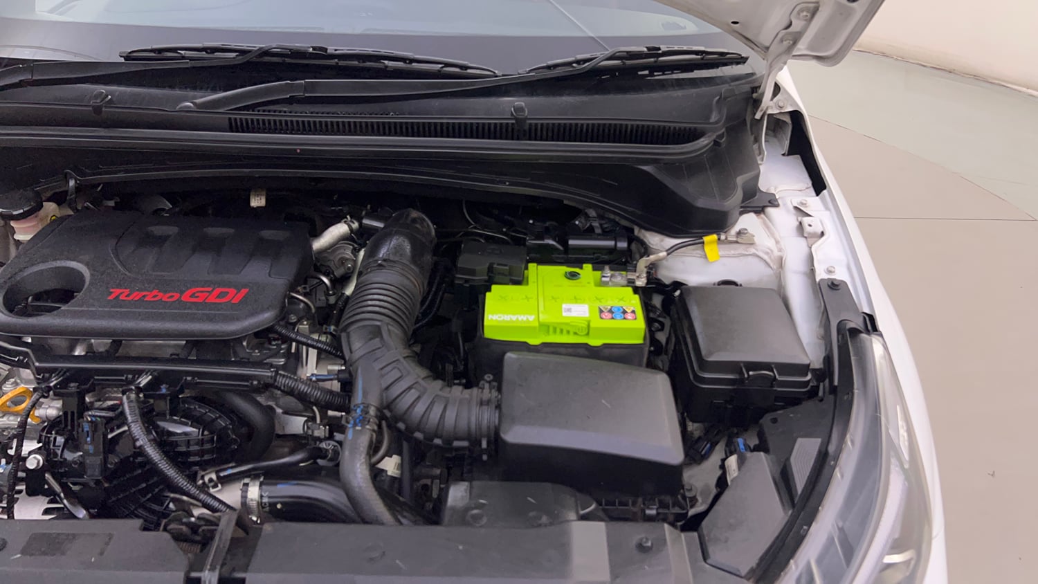 Used 2023 Hyundai i20 N Line N8 1.0 Turbo DCT Petrol Automatic engine ENGINE LEFT SIDE HINGE & APRON VIEW