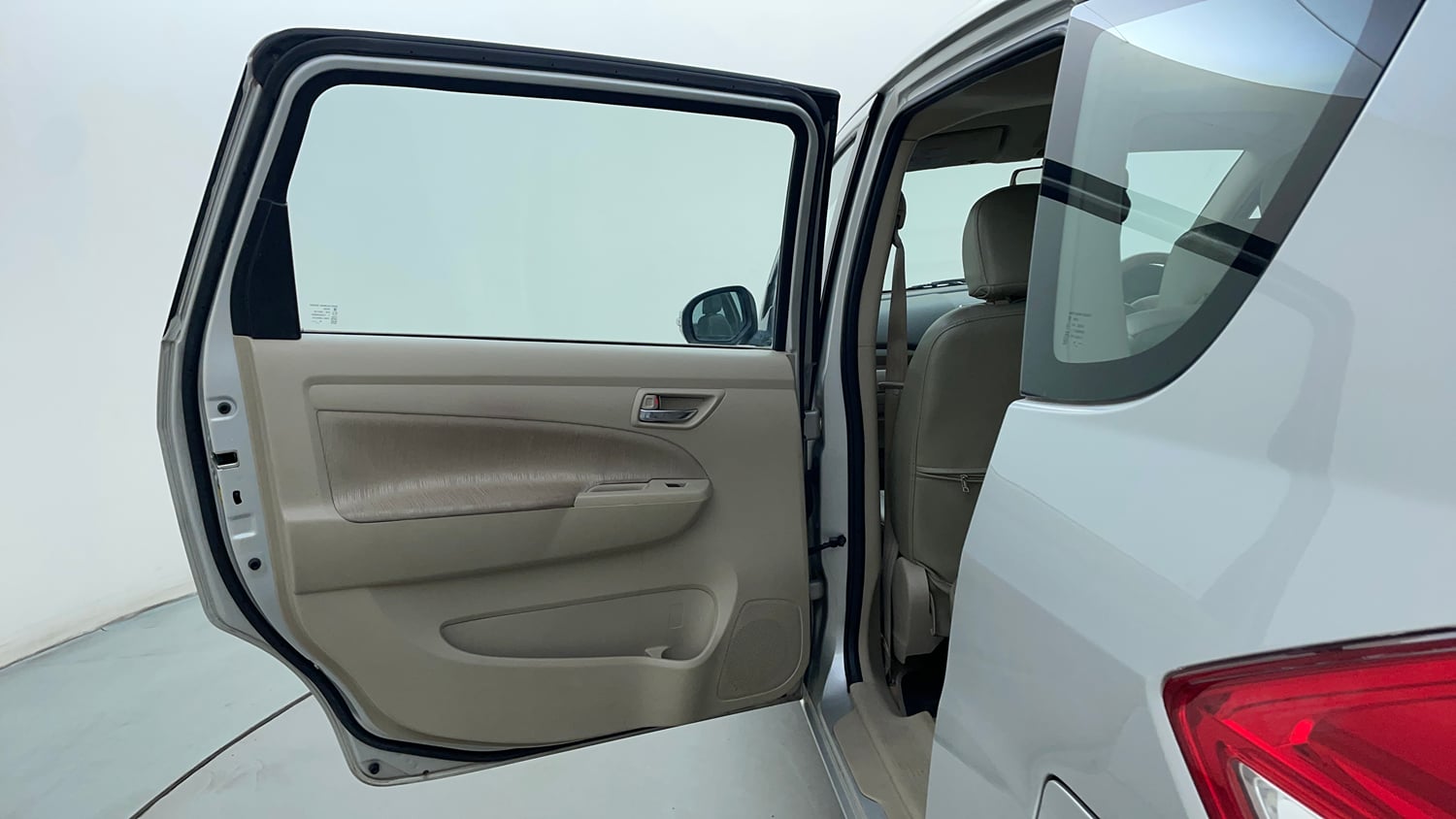 Used 2014 Maruti Suzuki Ertiga ZXi Petrol Manual interior LEFT REAR DOOR OPEN VIEW
