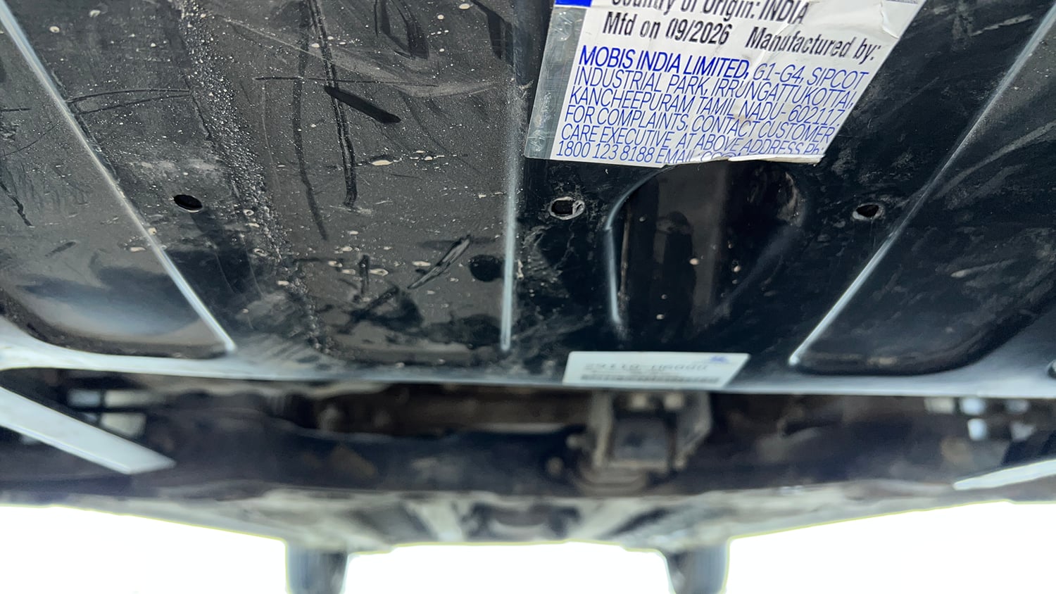 Used 2019 Hyundai Verna EX 1.4 VTVT Petrol Manual extra FRONT LEFT UNDERBODY VIEW
