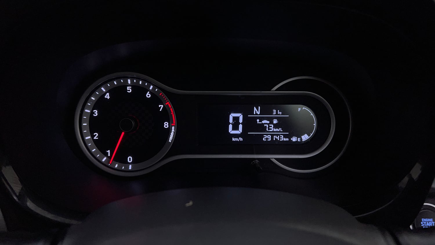 Used 2021 Hyundai Grand i10 Nios Asta AMT 1.2 Kappa VTVT Petrol Automatic interior CLUSTERMETER VIEW