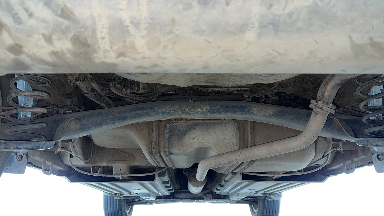 Used 2022 Maruti Suzuki Brezza ZXi Petrol Manual extra REAR UNDERBODY VIEW (TAKEN FROM REAR)