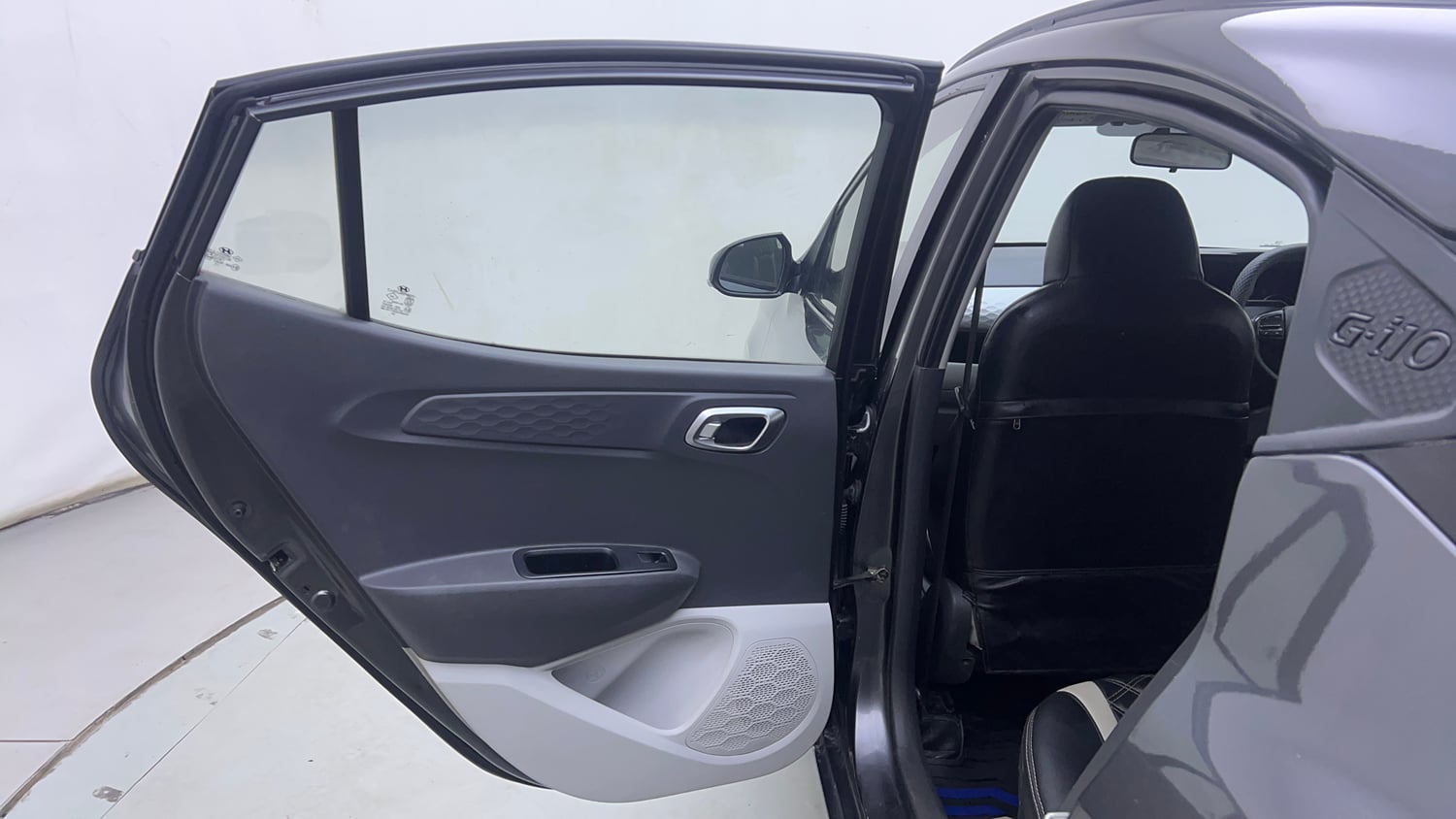 Used 2022 Hyundai Grand i10 Nios Asta 1.2 Kappa VTVT Petrol Manual interior LEFT REAR DOOR OPEN VIEW