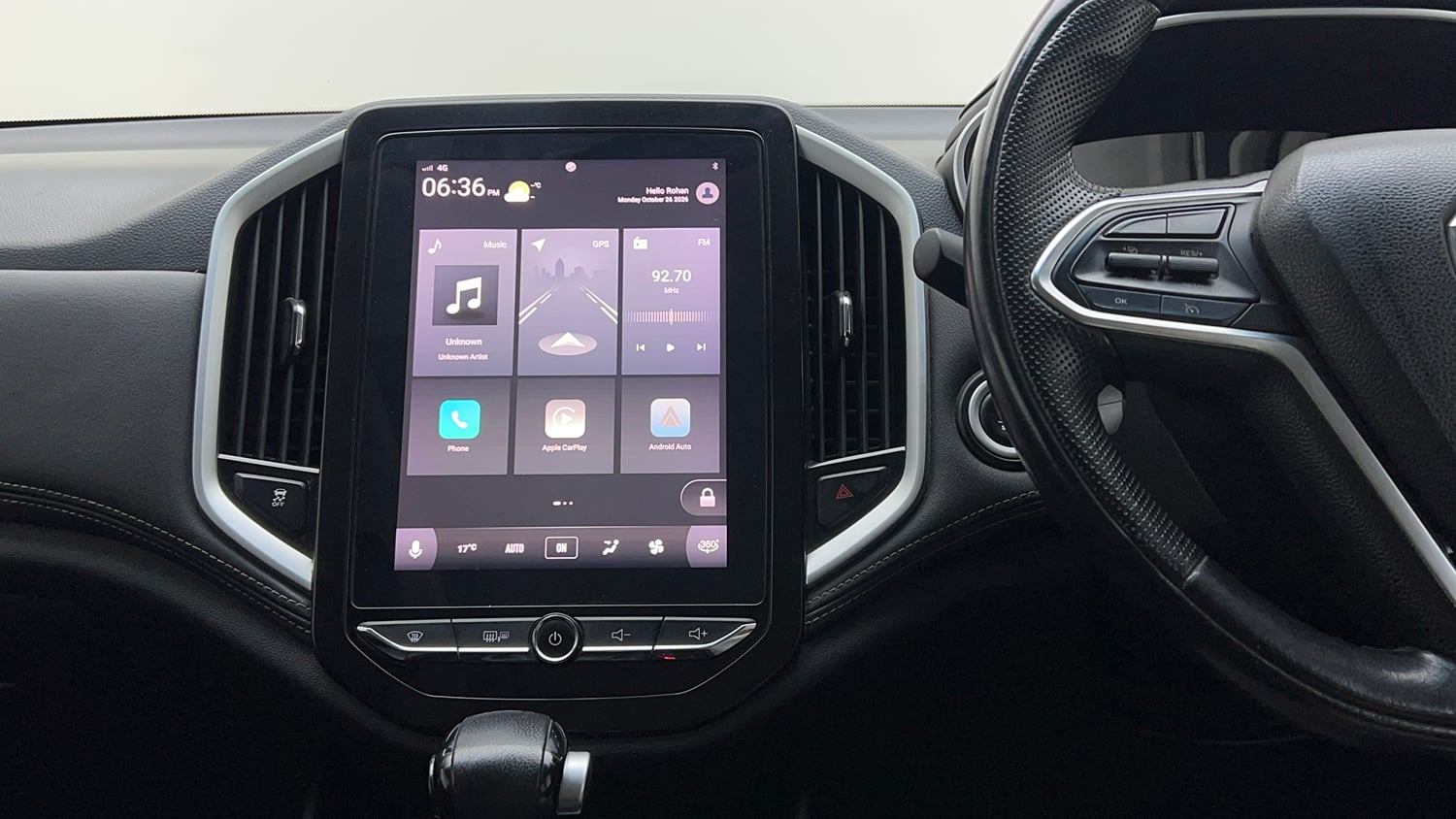 Used 2019 MG Motors Hector Sharp 1.5 DCT Petrol Petrol Automatic interior MUSIC SYSTEM & AC CONTROL VIEW