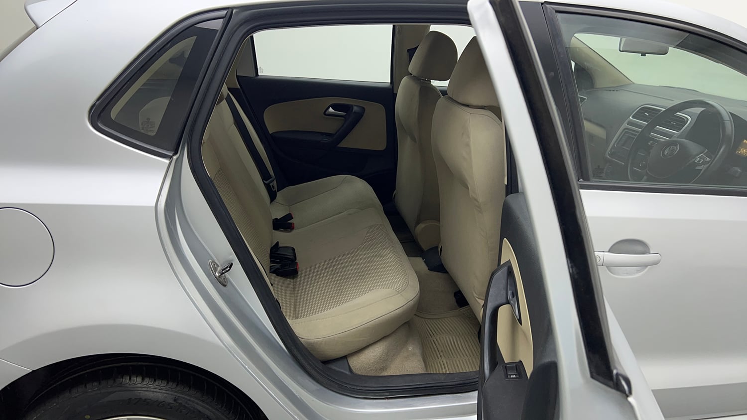 Used 2014 Volkswagen Polo Highline1.2L (P) Petrol Manual interior RIGHT SIDE REAR DOOR CABIN VIEW