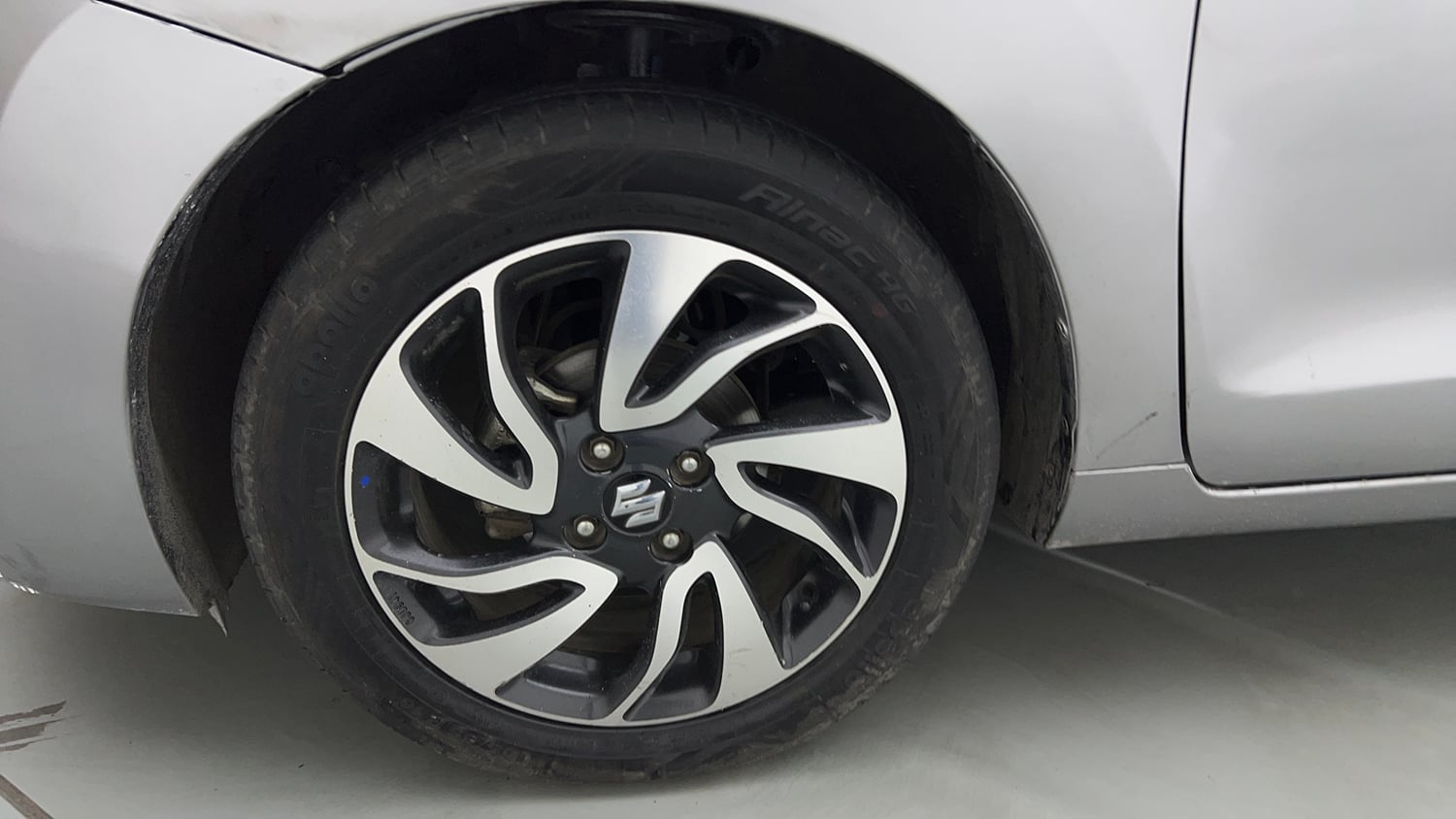 Used 2019 Maruti Suzuki Baleno Alpha Automatic Petrol Automatic tyres LEFT FRONT TYRE RIM VIEW