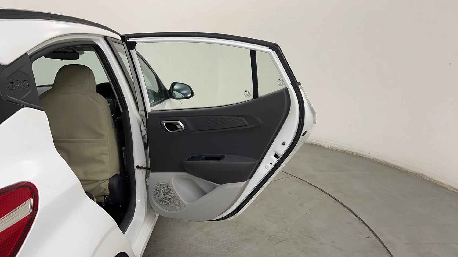 Used 2020 Hyundai Grand i10 Nios Sportz AMT 1.2 Kappa VTVT Petrol Automatic interior RIGHT REAR DOOR OPEN VIEW